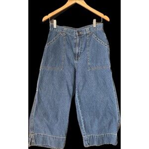 Vintage Bill Blass Denim Capri Jeans 90s Y2K Retro